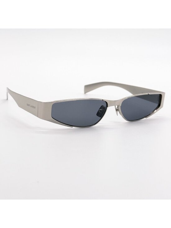 New Saint Laurent Sunglasses Silver Metal Sunglasses SL739 001 main image 4